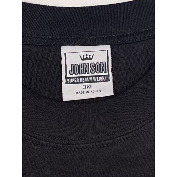 Mens 3XL Black Jewel Studded Aztec Skull S/S T-SHIRT Johnson Super Heavy Weight - Picture 7 of 8